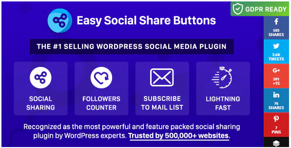 Easy Social Share Buttons, Best WordPress Social Sharing Plugins