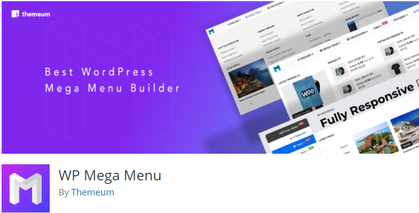 WP Mega Menu, WordPress Mega Menu Plugin, Best WordPress Mega Menu Plugins For 2020