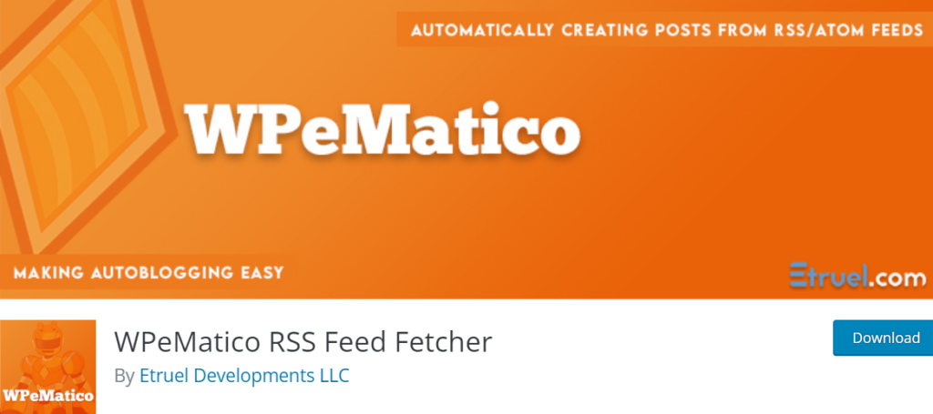 WPeMatico RSS Feed Fetcher