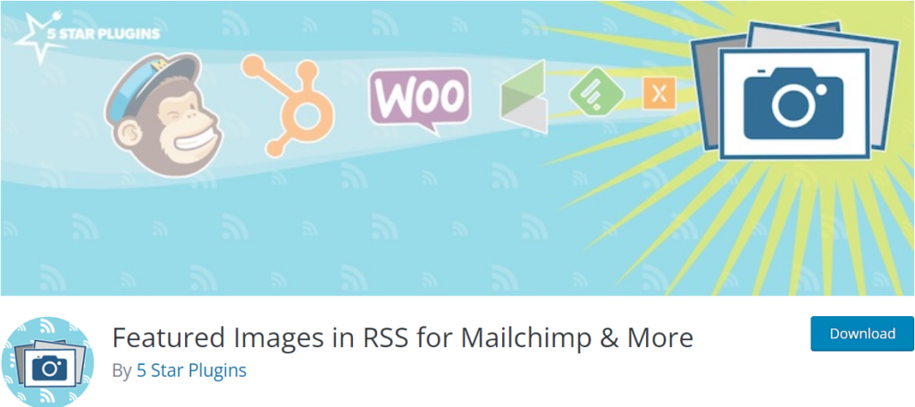 Featured images in RSS for Mailchimp & more