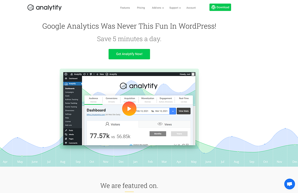 analytify Best WordPress Landing Page Plugin