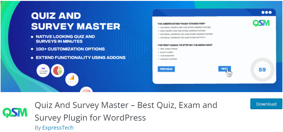 Quiz and Survey Master