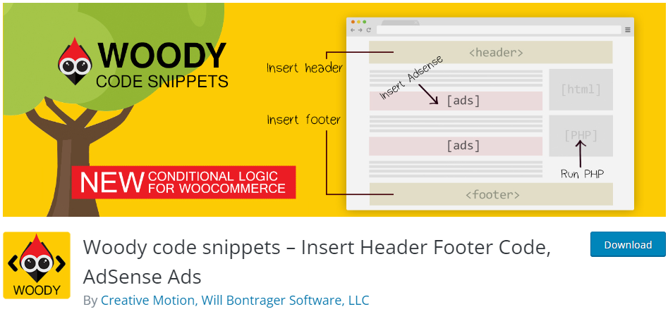Woody code snippets