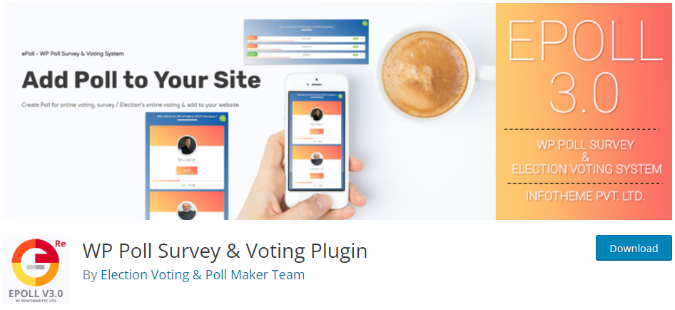 WP Poll Survey & Voting Plugin