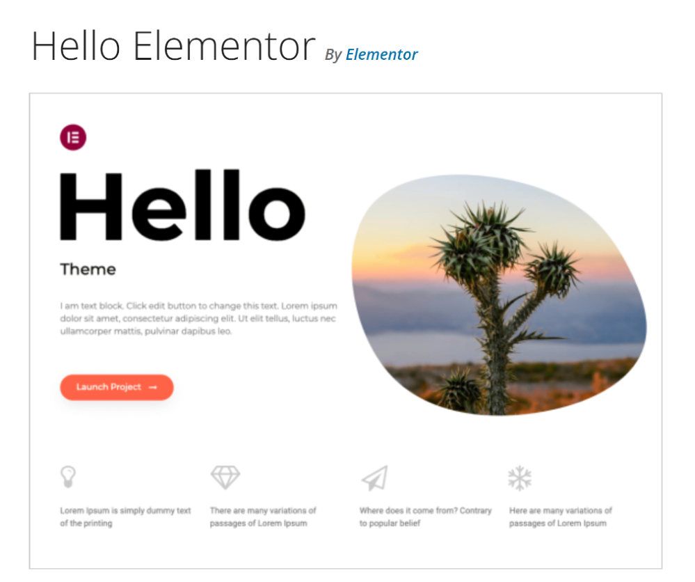 Hello Elementor