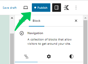 publish navigation post